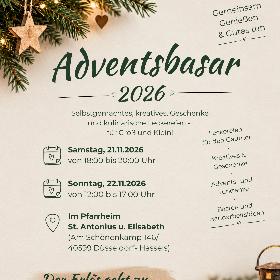 Plakat Adventsbasar 2026