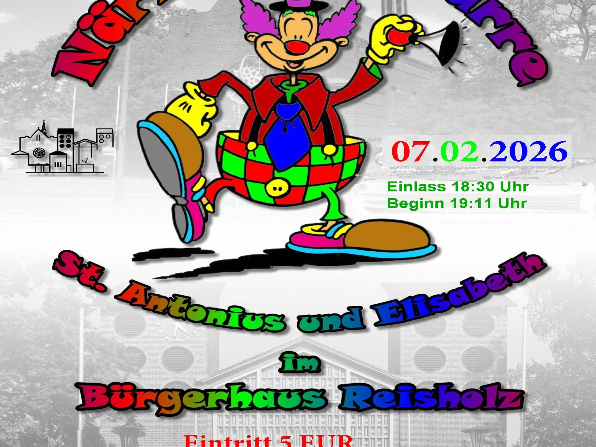 Plakat Pfarrkarneval 2026