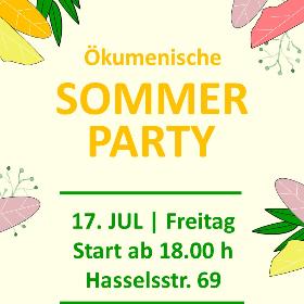 Plakat ök Sommerparty