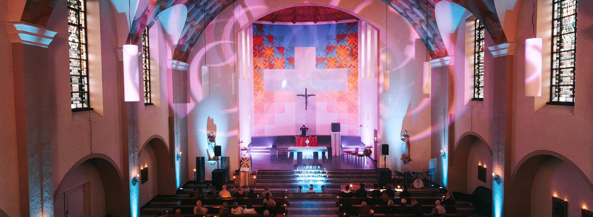 Blick von der Orgelempore