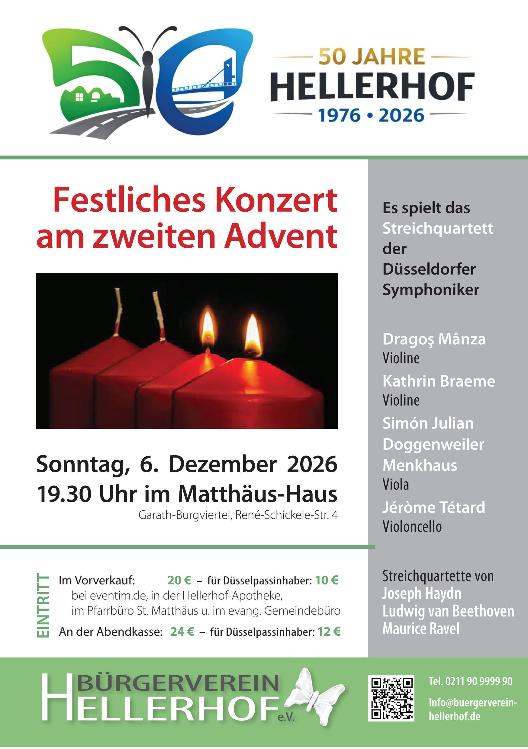 Adventskonzert Hellerhof 2026