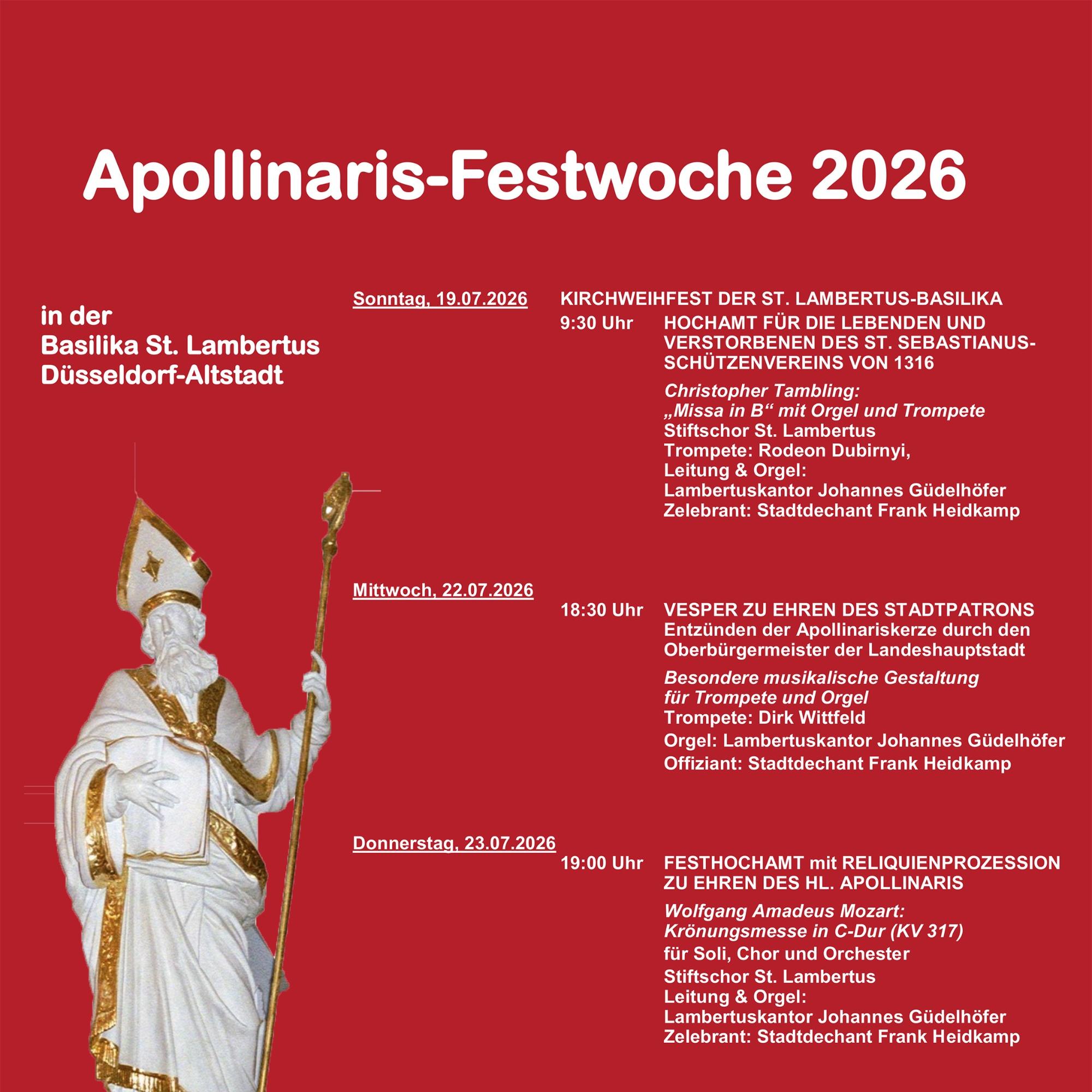 Plakat Apollinaris-Woche 2026