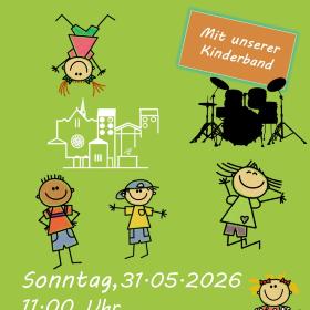 Plakat Familienmessen (c) Bilder Kinder und Schlagzeug: pixabay.com Plakat Familienmessen