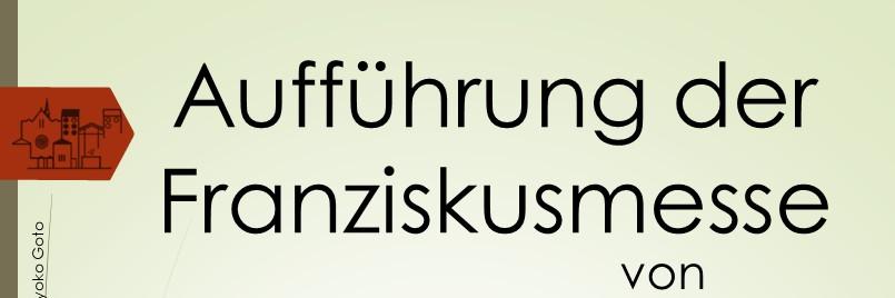 Plakat Franziskusmesse