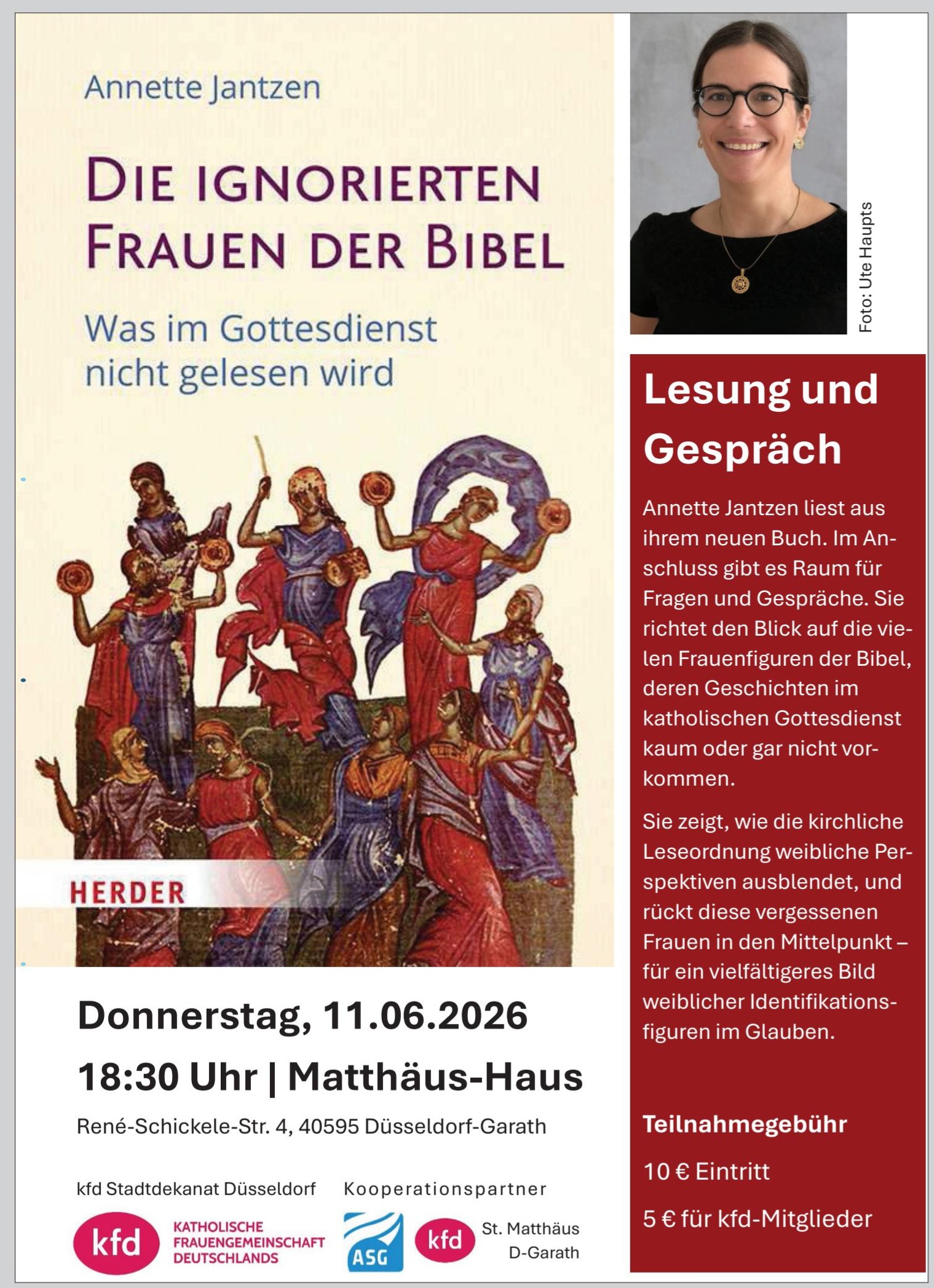 Plakat Frauen in der Bibel