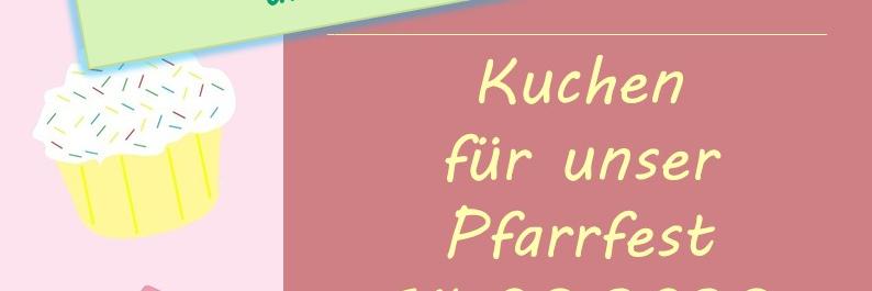 Plakat Kuchenspenden